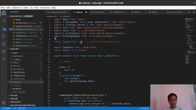 Create an advance TO-DO app using React Native and Expo - Part III смотреть онлайн