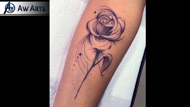 20+ Beautiful Rose Tattoo DESIGNS Ideas | Red Rose Tattoo | Rose Flower Tattoos For Women Girls