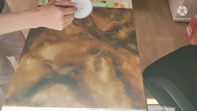 Имитация бурого мрамора от Feidal