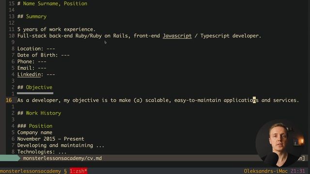 Web Developer Resume Template - Get Your Dream Job смотреть онлайн