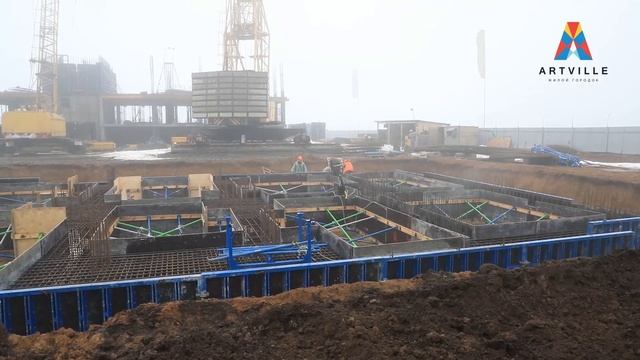 09.03.2018 ЖК ARTVILLE Ход строительства смотреть онлайн