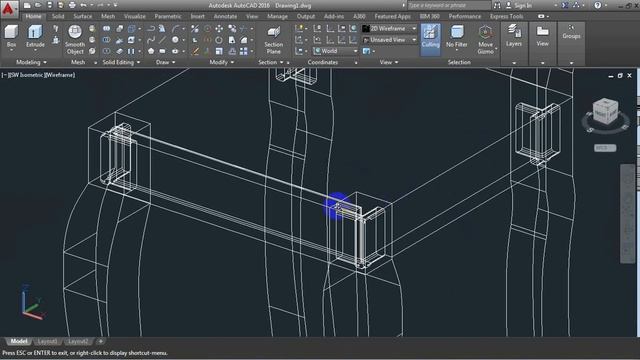 3D Chair, how to draw chair, AutoCAD training смотреть онлайн
