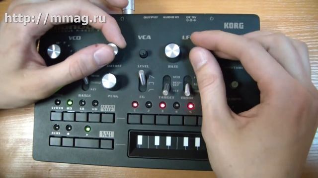 mmag.ru: KORG Monotribe synthesizer video review смотреть онлайн