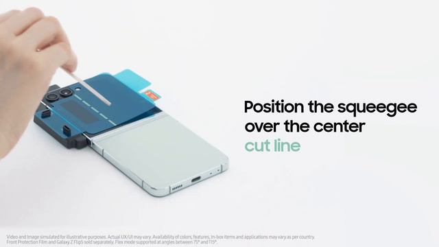 Galaxy Z Flip5: How To Apply Front Protection Film | Samsung