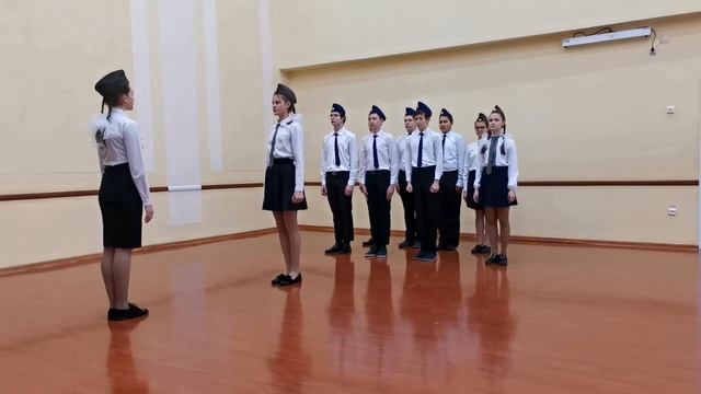 "Зарница Пермь - 2020" Строевая подготовка команды школы № 32 смотреть онлайн