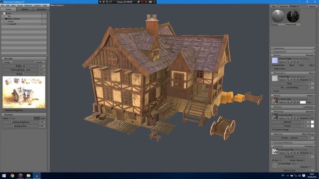 Работа в Marmoset Toolbag 2