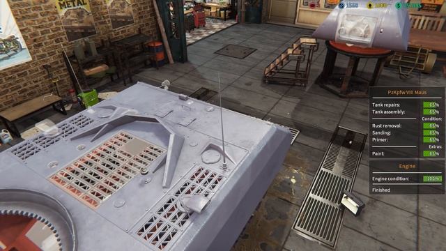 Restoration Maus - Tank Mechanic Simulator смотреть онлайн