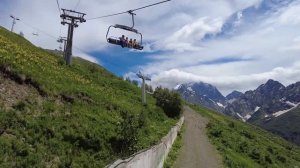 Домбай летом . Что посмотреть за один день