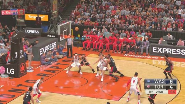 NBA 2K20 (PC) | Wizards vs Raptors | NBA 2K14 Graphics Mod | 4K!