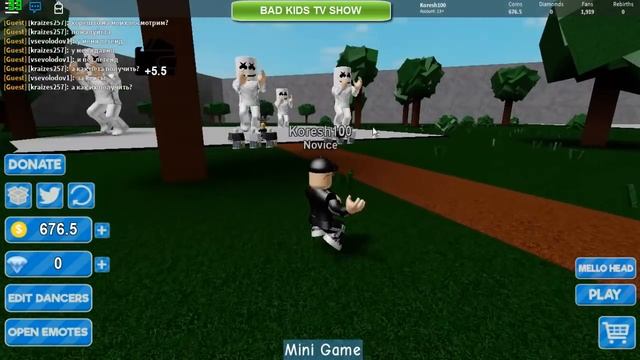 Танцевальный БАТЛ Роблокс Симулятор Танца DANCE BATTLE! Giant Dance Off Simulator смотреть онлайн