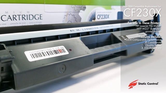 Static Control's Compatible Replacement CF230X Cartridge смотреть онлайн