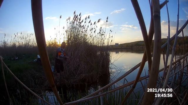 Вечерний клев , бом бом ...Уклейка нахлыстом... смотреть онлайн