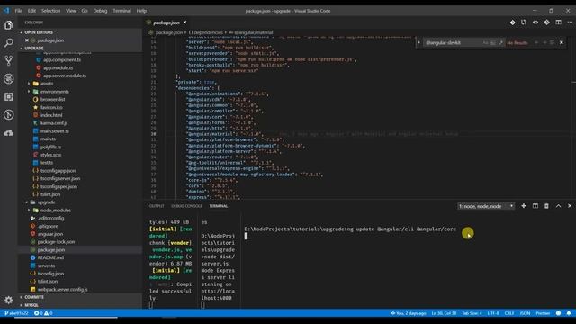 How to upgrade to Angular 8 | What are new features in Angular 8 | Material Universal Upgrade to 8 смотреть онлайн