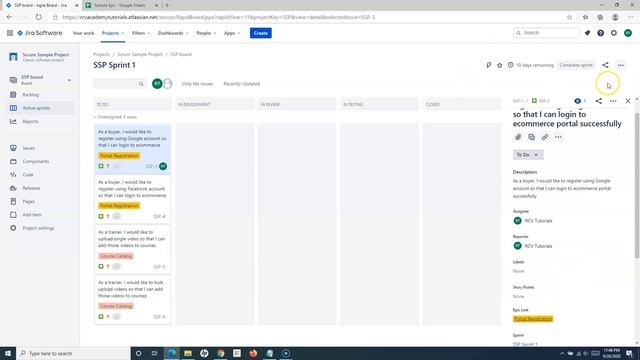 JIRA Cloud Tutorial #25 - Configure Scrum Board In Jira
