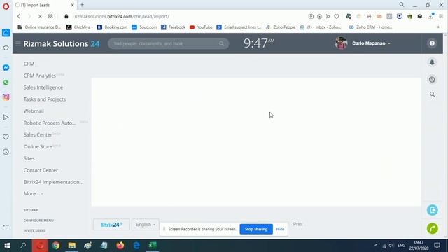 How to import leads to Bitrix24 using an excel sheet смотреть онлайн