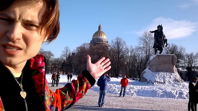 Прохор Шаляпин в Санкт-Петербурге (прогулка по городу)