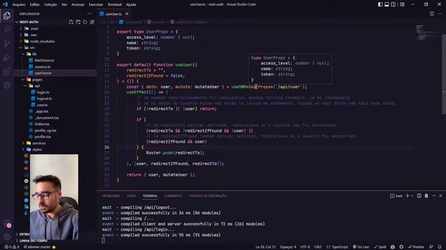 Autenticação Next-js com Iron-session смотреть онлайн