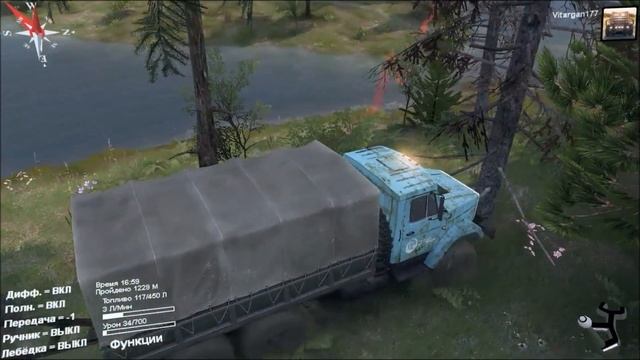 Spin Tires Карта TVS NEW+mods смотреть онлайн