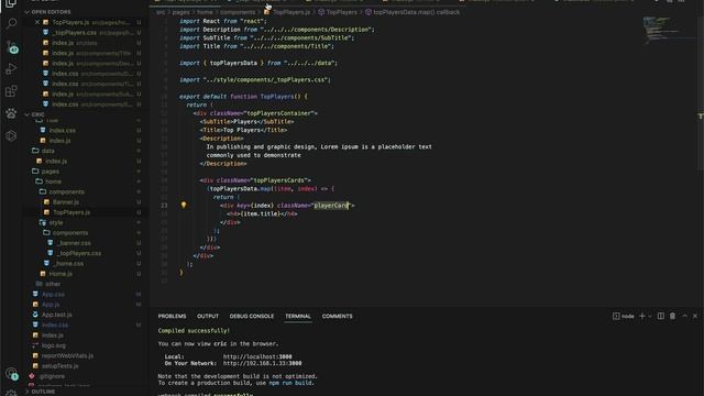 Responsive Landing Page Cricket WEBSITE by using CSS & REACT JS PART 1 смотреть онлайн