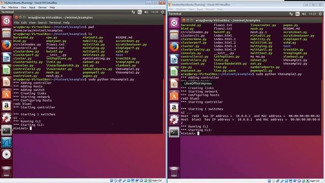 Mininet VXLAN example смотреть онлайн