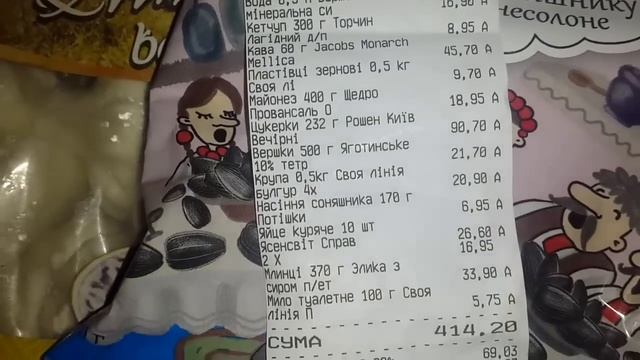 Покупка продуктов//Обзор//Цены в Киеве//Украина// смотреть онлайн