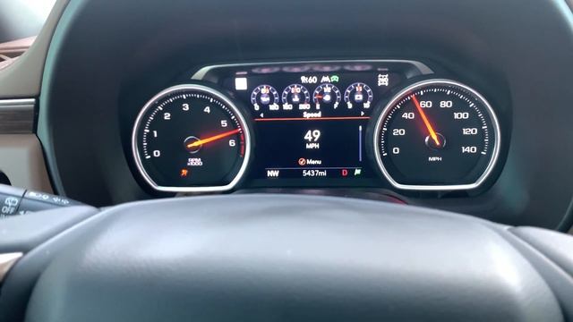 WOT, 21 Tahoe GM Performance Exhaust.