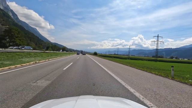 Driving From Prutz To Kanzelkehre Austria