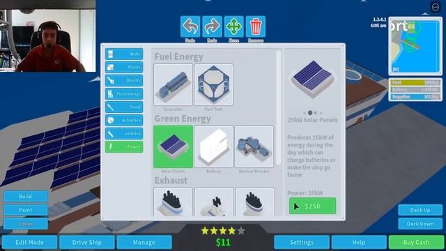 Cruise Ship Tycoon Part 2 (Solar Panels And Battery) смотреть онлайн