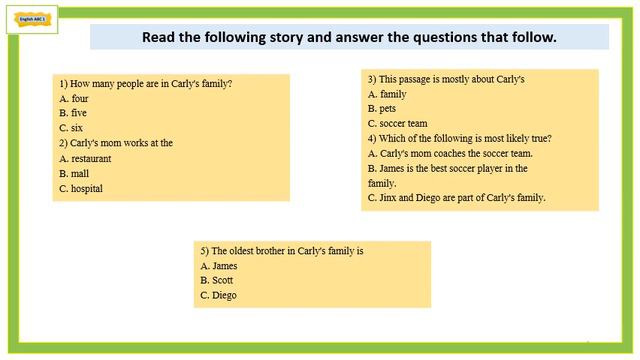 Reading - Comprehension - read the story for kids and learn new vocabulary смотреть онлайн
