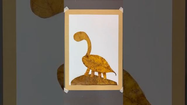 Поделка из листьев ? осеняя поделка |поделки для детей |