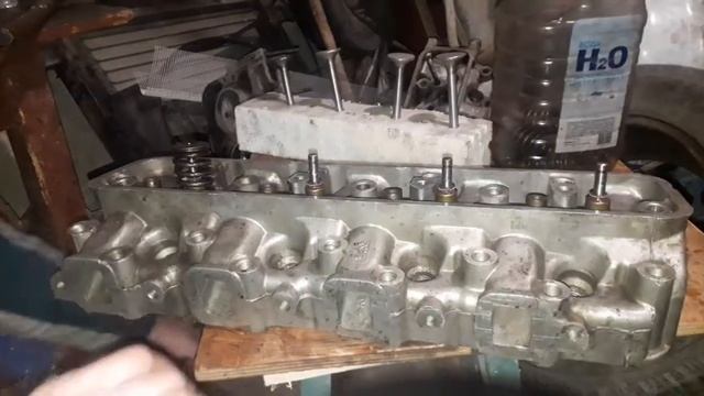 Сборка головки блока цилиндра газ 3307 часть 13 смотреть онлайн