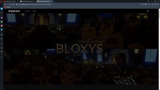 Yeni 8th Annual Bloxys Eventi! | Event 2021 | Roblox смотреть онлайн