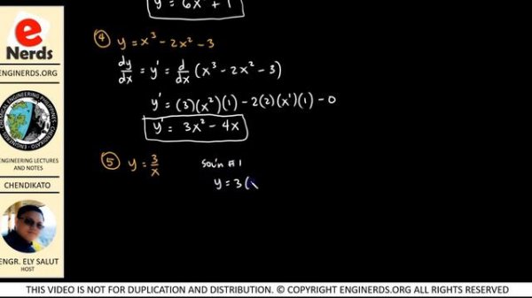 SOLVED PROBLEMS - CALCULUS WITH ANALYTIC GEOMETRY BY THURMAN PETERSON - EXERCISE 9 (PART 1)