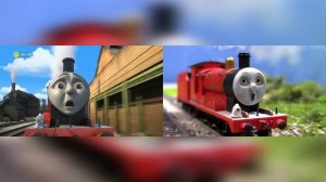 James Shed CRASH - Fastest Red Engine Remake Comparison - Thomas & Friends HO/OO