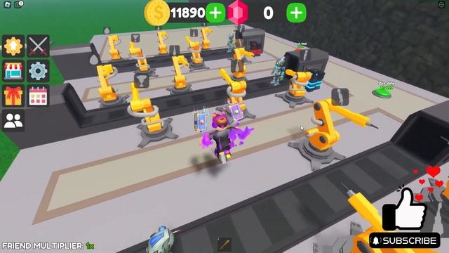 ROBOT TYCOON ROBLOX смотреть онлайн