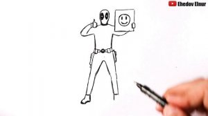 Как нарисовать Дэдпула | Уроки рисования @risunki_yulki