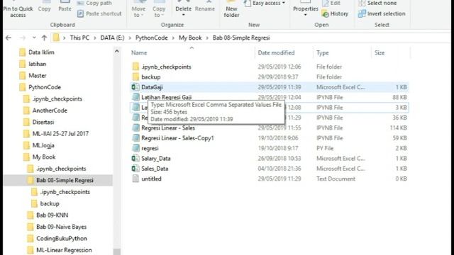 Mudah memahami Regresi Linear (Machine Learning dengan Python) смотреть онлайн