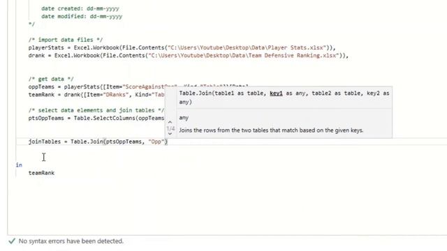 How to Use MS Excel Power Query to Join Data Tables | Power Query M Language Syntax смотреть онлайн