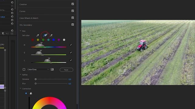 Как изменить отдельный цвет видео в Adobe Premiere Pro? Lumetri color смотреть онлайн