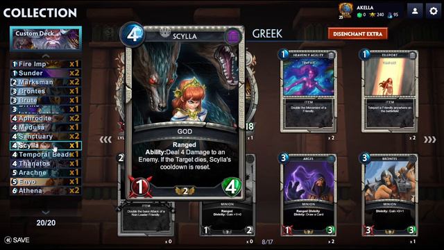 Smite Tactics RU Русский [8] Обзор платиновой колоды "Сад Камней". смотреть онлайн