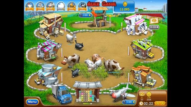 Farm Frenzy Pizza Party only GOLD Russian Road 4 (level 63) Веселая ферма Печем пиццу Русская 4 смотреть онлайн