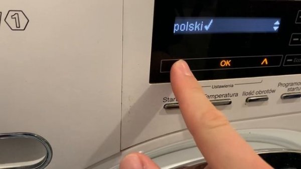 Miele W1 (WMH 261 WPS) language and settings