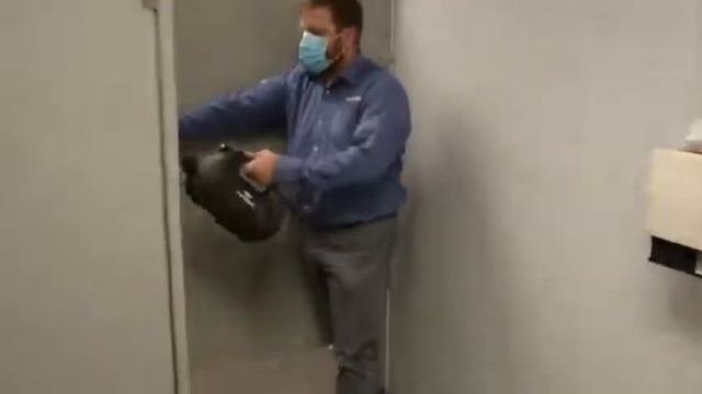 How to disinfect a toilet using Xpower fogger смотреть онлайн