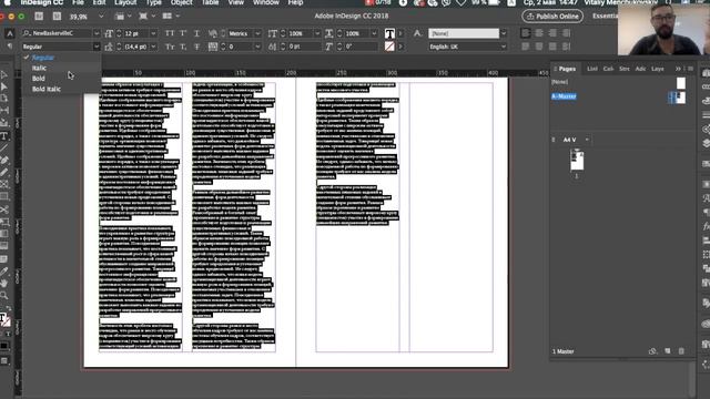 Adobe Indesign CC 2018 7 Модульная сетка Уроки Виталия Менчуковского_720pFHR смотреть онлайн