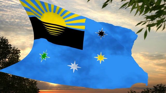 Флаг и гимн города трудовой славы Макеевки Flag and anthem of the town of labor glory Makeevka смотреть онлайн