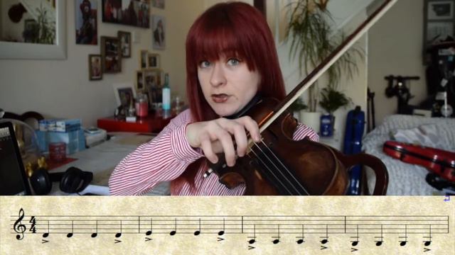 Bow distribution exercises #1 Explained | Play along video on violin смотреть онлайн