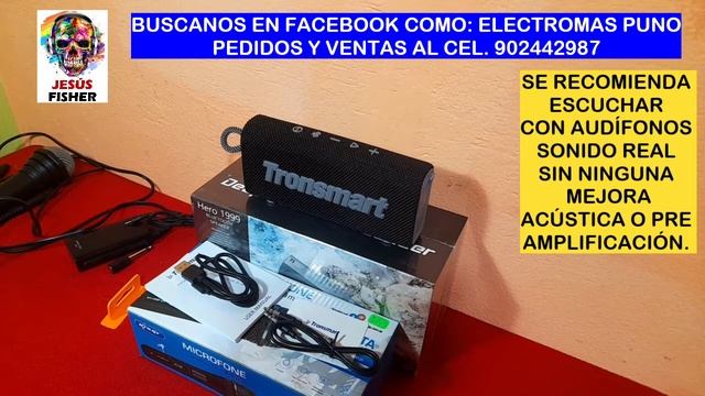 TRONSMART TRIP, PRUEBA DE SONIDO ELECTROMAS... смотреть онлайн