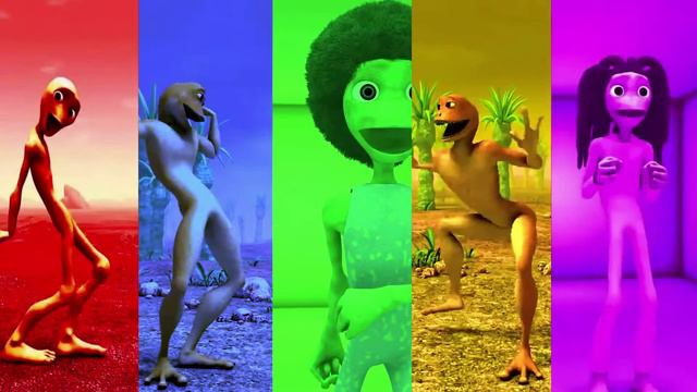 COLOR DANCE CHALLENGE - Me Kemaste Vs El Taiger Vs Patila Alien dance смотреть онлайн