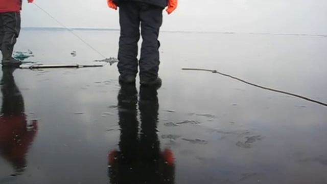 Зимняя рыбалка.СОМ 45кг. смотреть онлайн