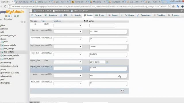 19 - Fetch Booking Details using DBUtils Class in JTable смотреть онлайн